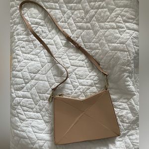 ZARA Nude Crossbody Bag